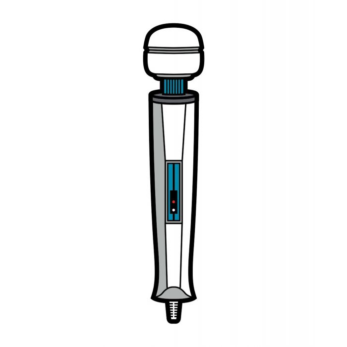 Wood Rocket Sex Toy Wand Pin - White | Shop Lowest Prices at Funlove.com