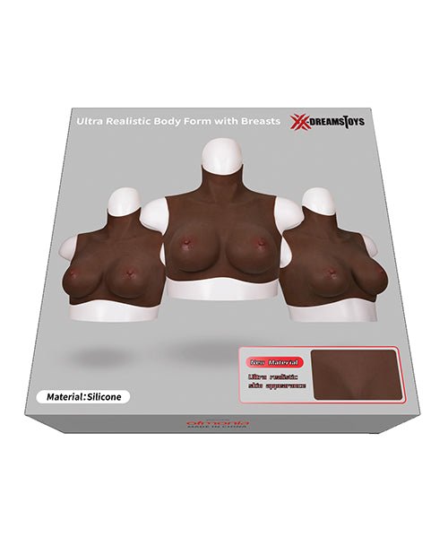 XX - DREAMTOYS Ultra Realistic D Cup Breast Form Medium - Black | Shop Lowest Prices at Funlove.com
