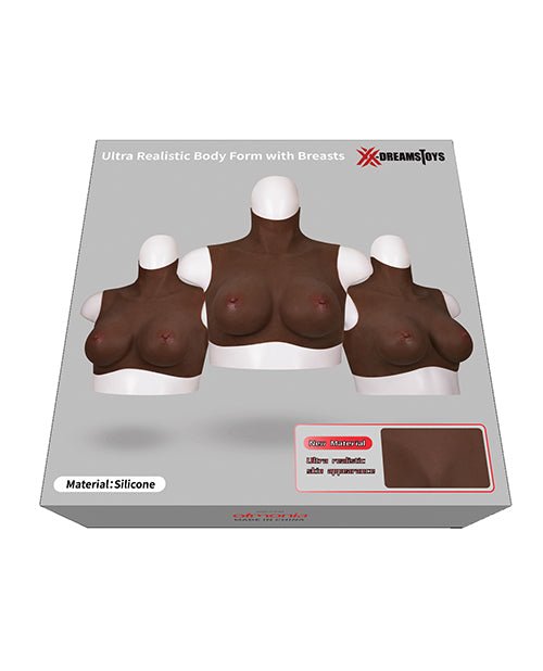 XX - DREAMTOYS Ultra Realistic H Cup Breast Form Extra Large - Black | Shop Lowest Prices at Funlove.com