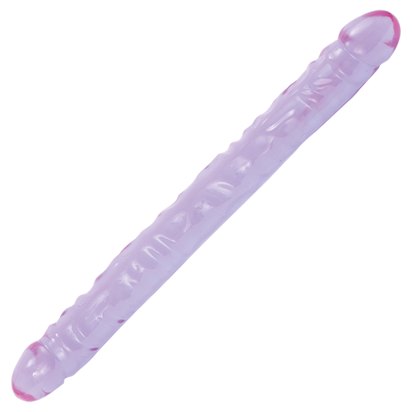 Crystal Jellies 18" Double Dong - Purple