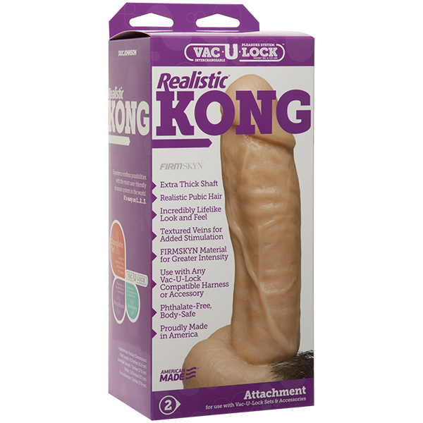 Vac-u-lock Kong Realistic - White