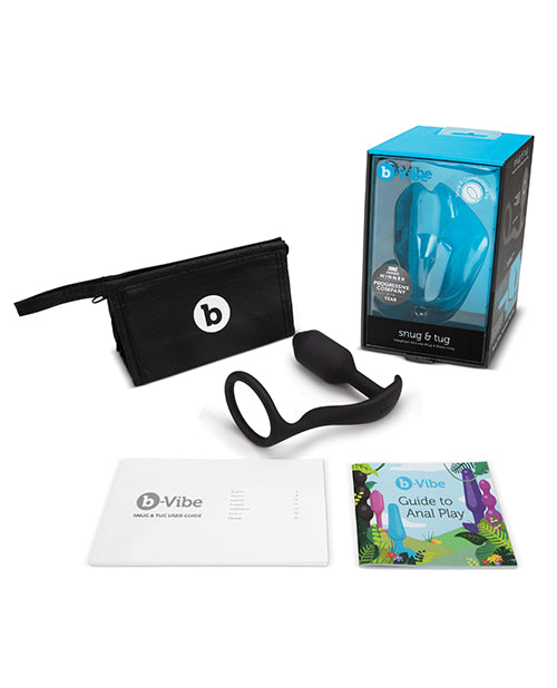 b-Vibe Snug & Tug 130g weighted anal plug