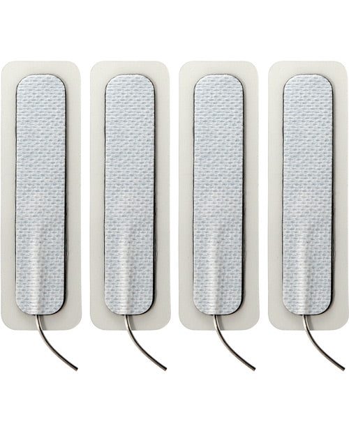 Adult BDSM Toys - Electrastim Accessory - Rectangle Self Advesive Pads (pack Of 4)
