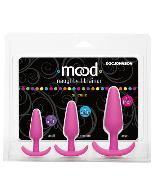 Mood Naughty 1 Anal Trainer Set - Set Of 3  | Pink 