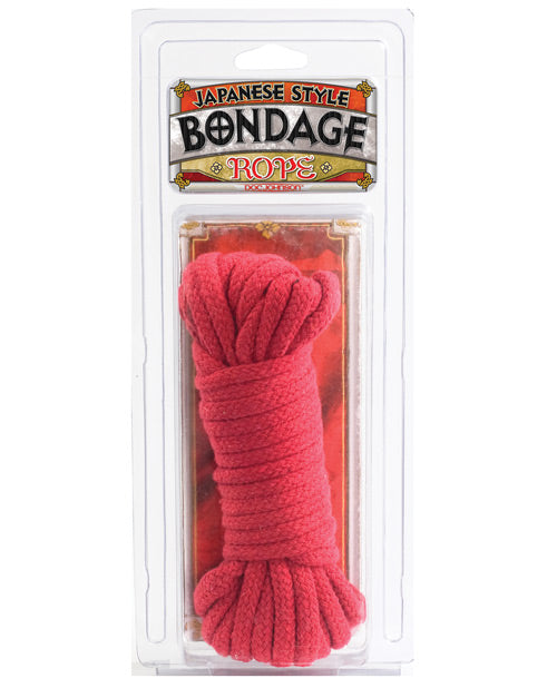 Japanese Style Bondage Cotton Rope | Red 