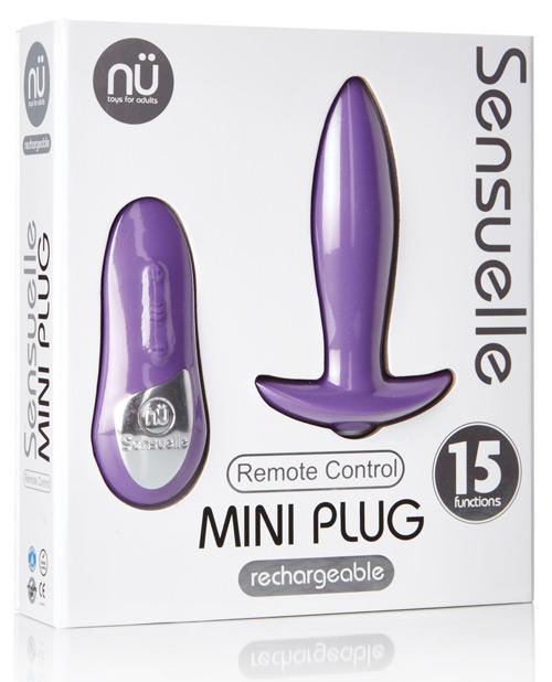 Sensuelle Mini Plug displayed in a waterproof setting, showcasing its travel-friendly, body-safe, and durable design.