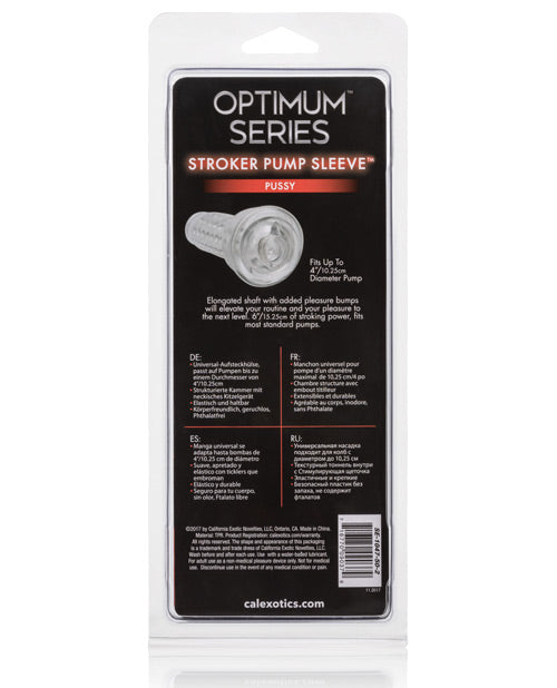 Optimum Series Stroker penis pump sleeve 
