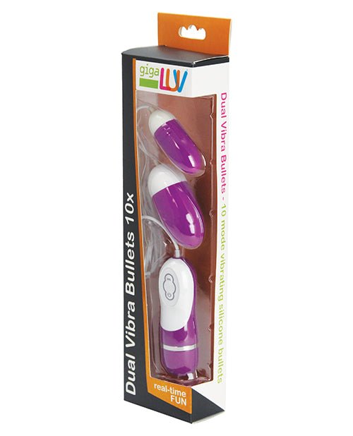 Gigaluv Dual Vibra Bullets | Purple