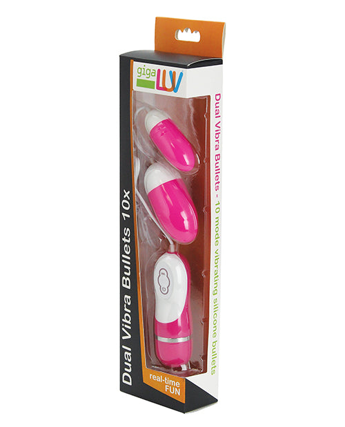 Gigaluv Dual Vibra Bullets | Pink