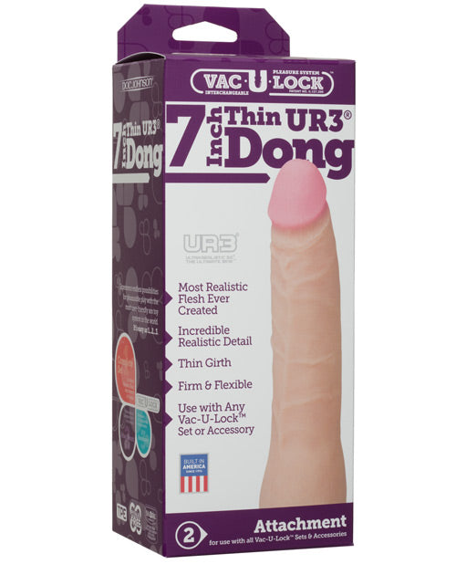 Vac-U-Lock 7" Ultraskyn Dong | White 