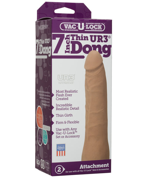 Vac-U-Lock 7" Ultraskyn Dong | Brown 