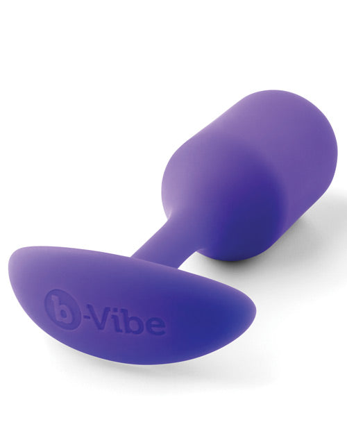 b-Vibe Weighted Snug anal plug 2 with ergonomic shape