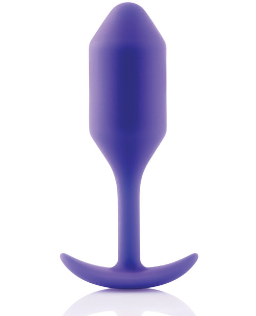 b-Vibe weighted Snug anal plug 2 in Purple