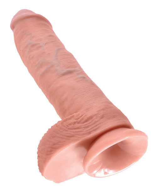 King Cock 10" Cock w/ Balls | Flesh