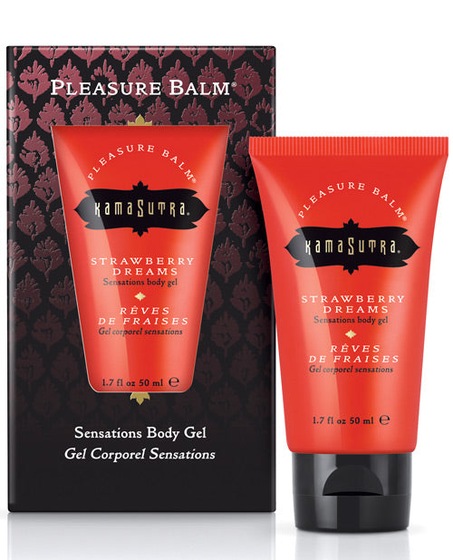 Kama Sutra Pleasure Balm Sensations - 1.7 Oz | Strawberry Dreams
