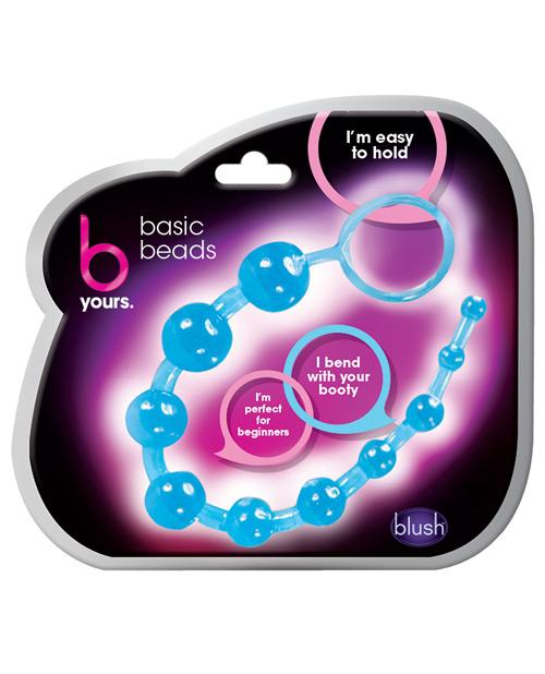 Blush B Yours Basic Anal Beads | Blue