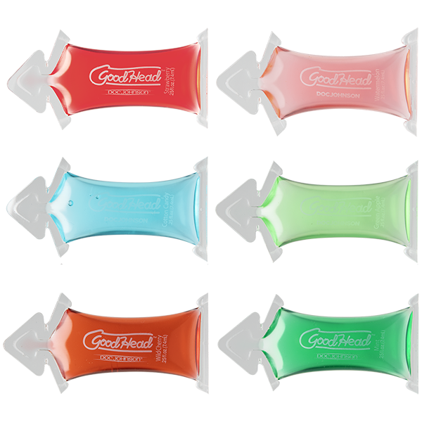 Doc Johnson Good Head Assorted Pillows 6-Pack