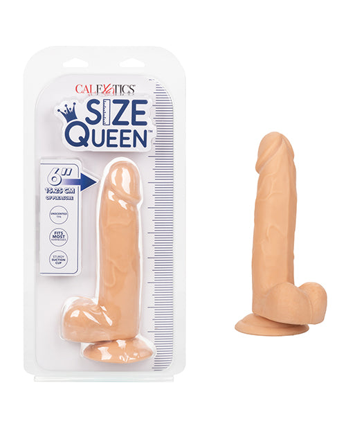 Size Queen 6" Dildo - Blue