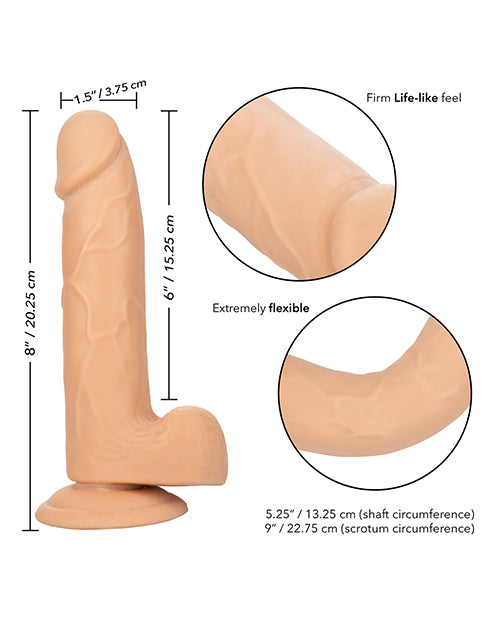 Size Queen 6" Dildo - Blue