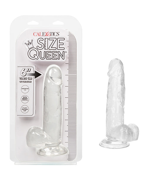 Size Queen 6" Dildo - Blue