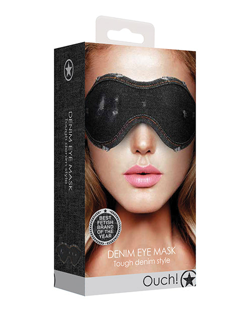 Shots Denim Eye Mask | Black