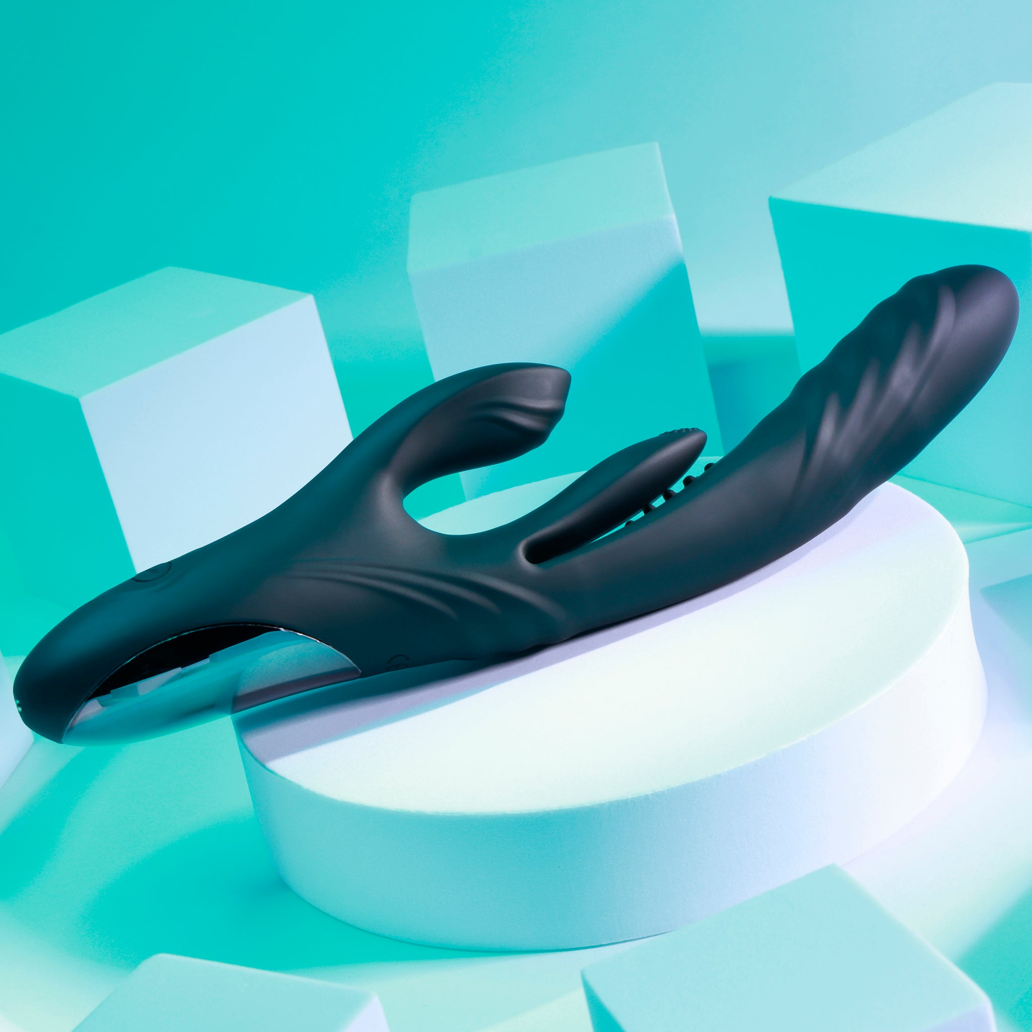 Playboy Pleasure Rapid Rabbit Vibrator - Black