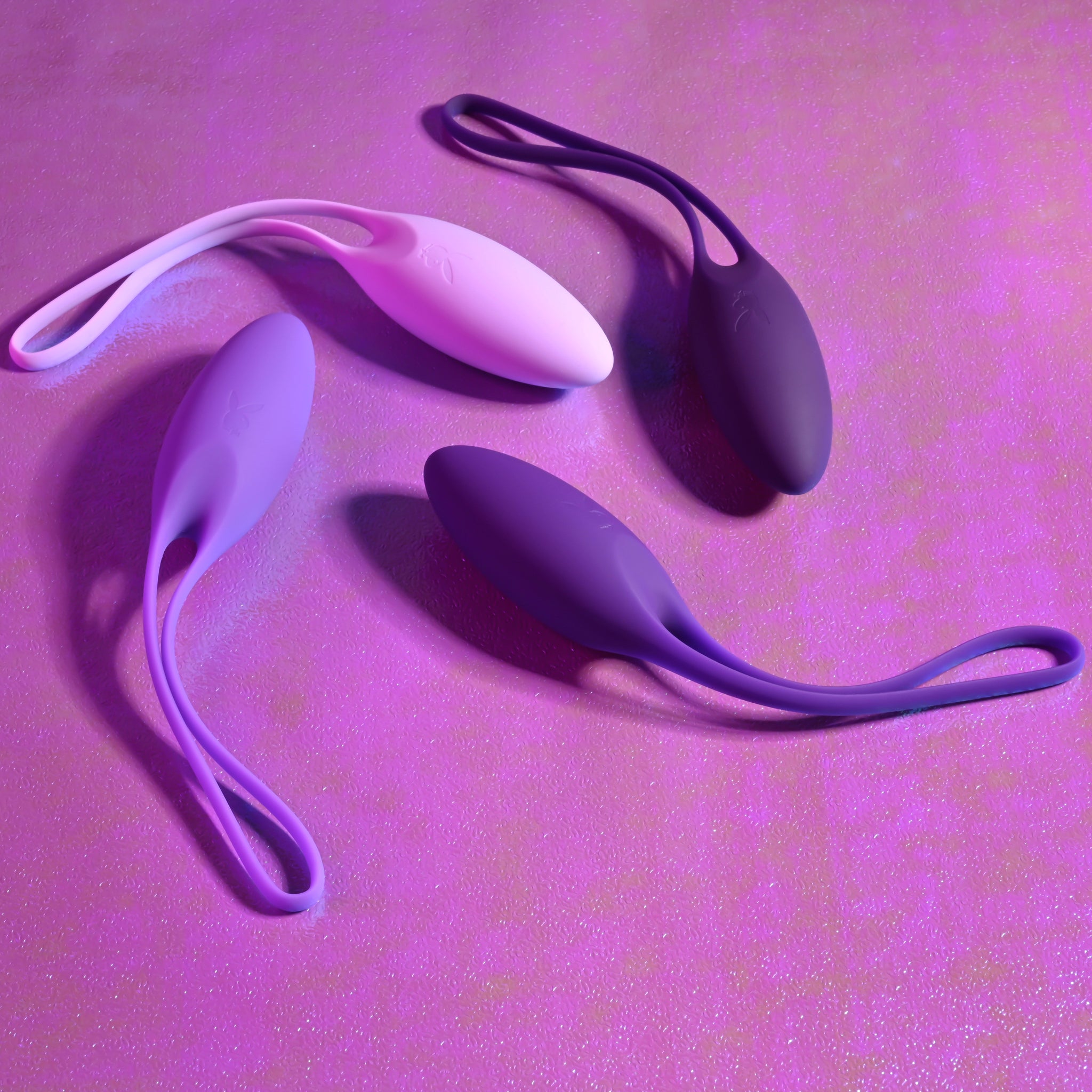 Playboy Pleasure Put In Work Kegel Set - Acai/ombre
