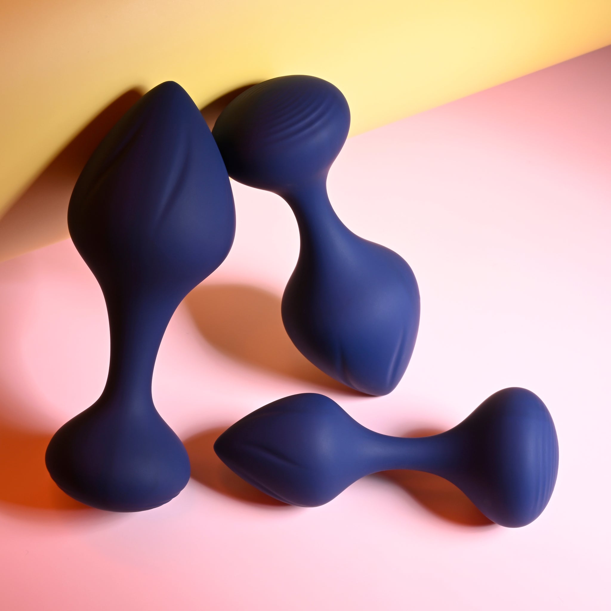 Playboy Pleasure Tail Trainer Anal Training Kit - Navy