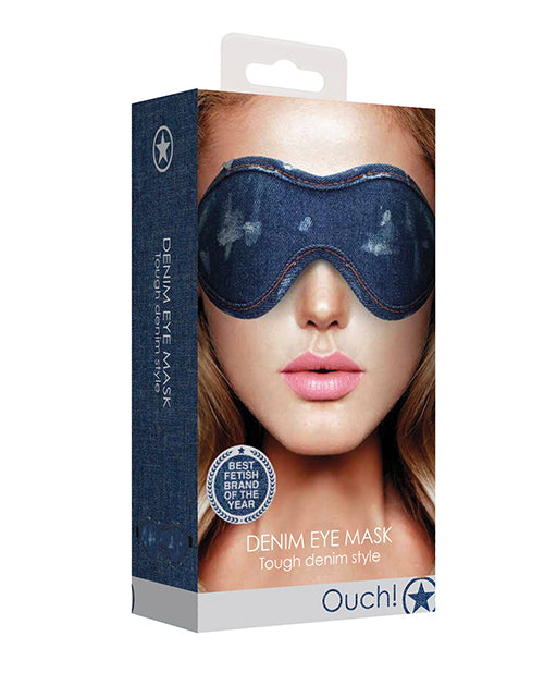Shots Denim Eye Mask | Blue 