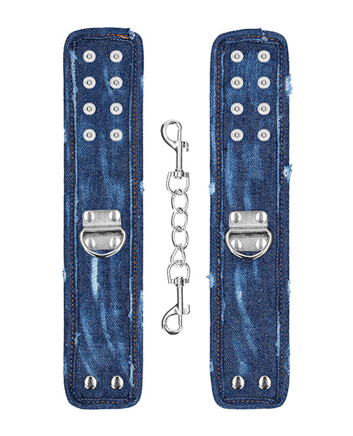 Shots Ouch Demin Handcuffs | Blue 