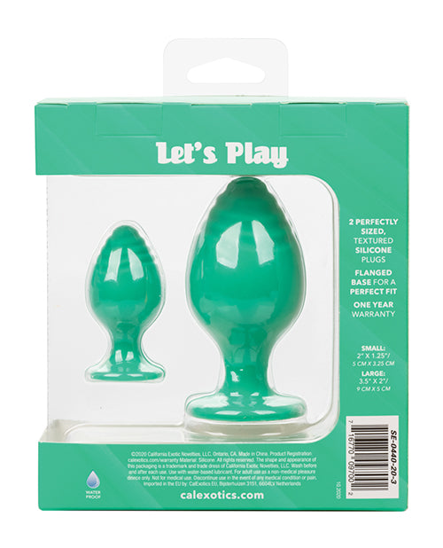 Cheeky Butt Plug Green 
