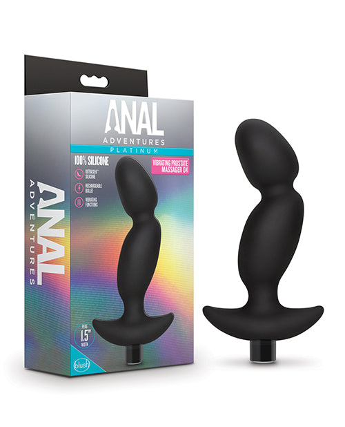 Blush Anal Adventures Platinum Silicone Vibrating Prostate Massager 04