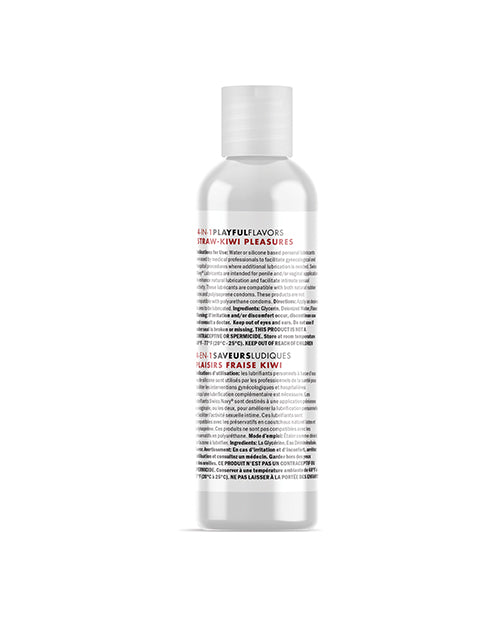 Swiss Navy 4 In 1 Playful Flavors Strawberry Kiwi Pleasure - 1 Oz
