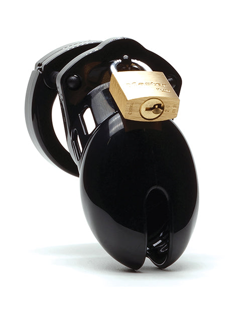 Cb-6000 2 1/2" Cock Cage & Lock Set - Black