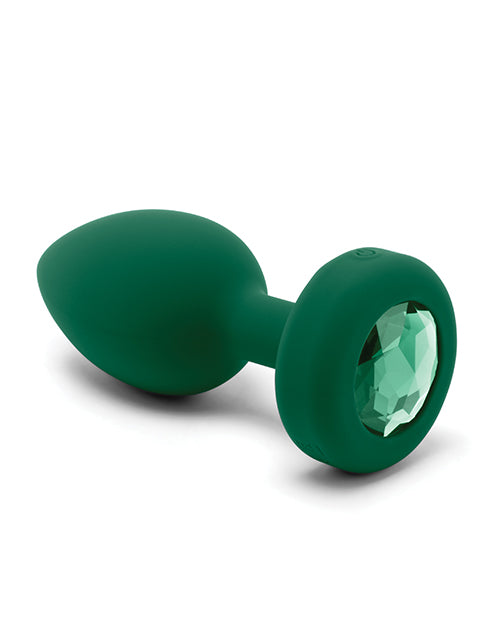b-Vibe Vibrating Jewel anal plug - Emerald