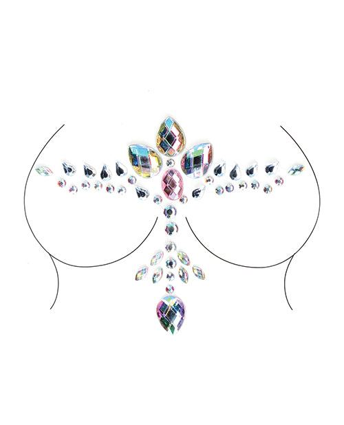 Shots Bliss Dazzling Cleavage Bling Sticker O/s