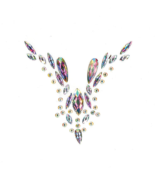 Shots Bliss Dazzling V Cleavage Bling Sticker O/s