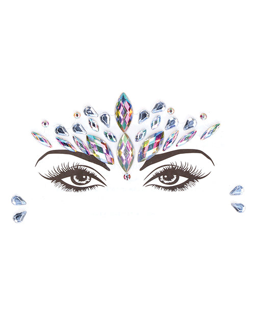 Shots Bliss Dazzling Crowned Face Bling Sticker O/s