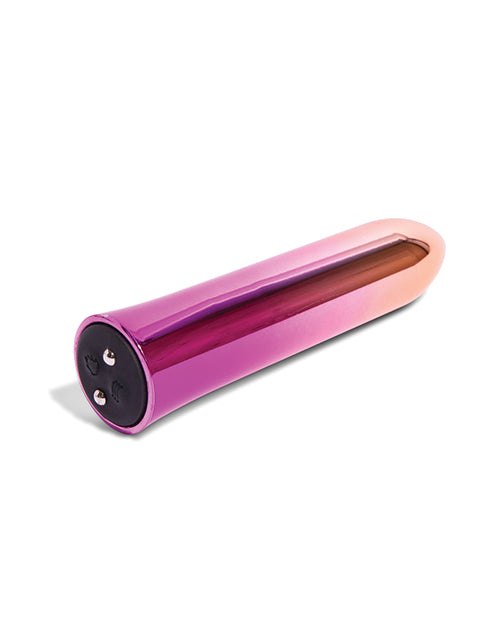 Sleek aluminum bullet vibrator with 20 patterns