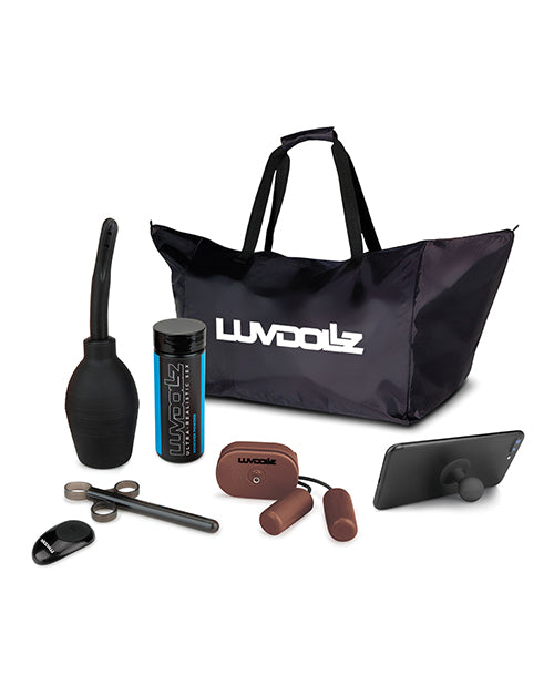 Luvdolz Remote Control Rechargeable Spread Eagle Pussy & Ass