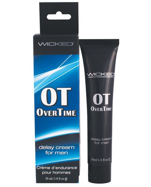 Wicked Sensual Care Overtime Delay Cream/Prolonger For Men 1 oz.