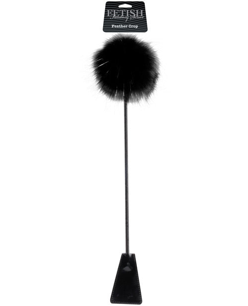 Fetish Fantasy Limited Edition Feather Crop | Black 