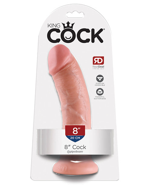 King Cock 8" Dong - Flesh