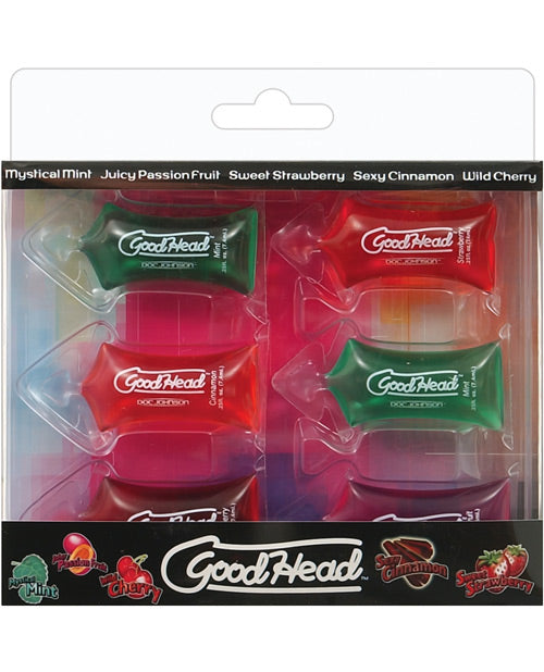 Doc Johnson Good Head Assorted Pillows 6-Pack