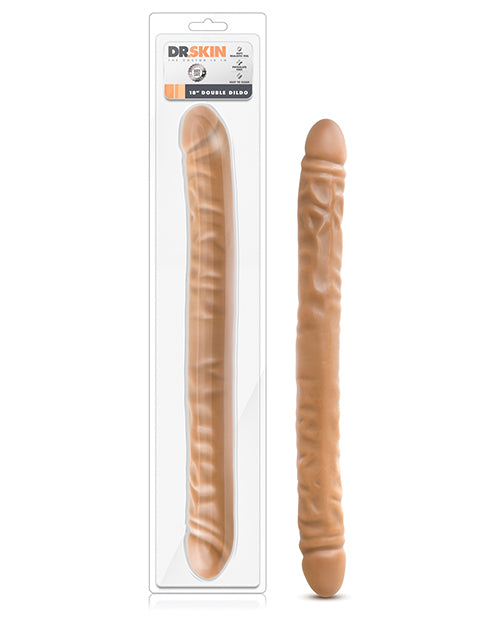 Dr. Skin 18" Double Dildo - Mocha
