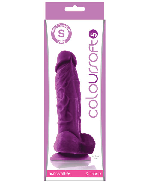 Coloursoft 5" Silicone Soft Dildo