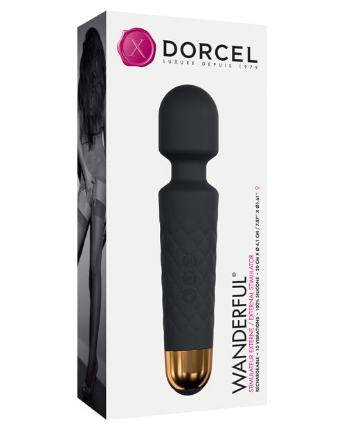 Dorcel Wanderful Wand | Black/Gold