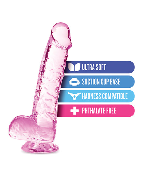 Blush Naturally Yours 8" Crystalline Dildo