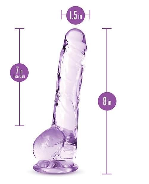 Blush Naturally Yours 8" Crystalline Dildo