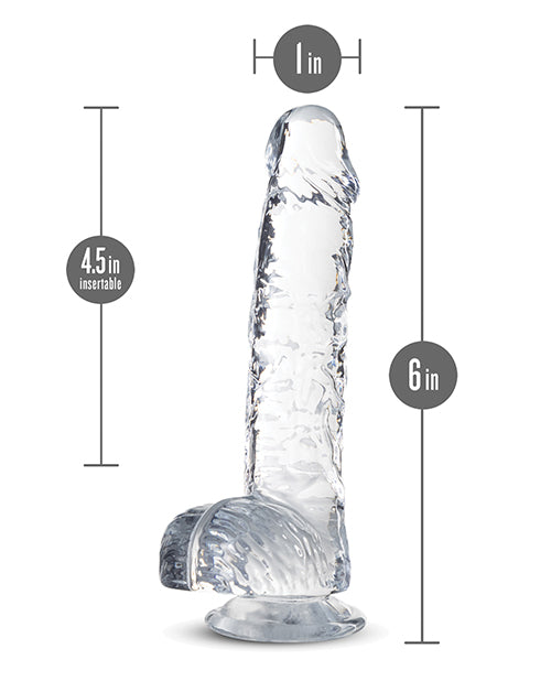 Blush Naturally Yours 8" Crystalline Dildo
